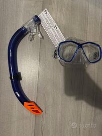 Set Snorkeling Oceano adulto blu