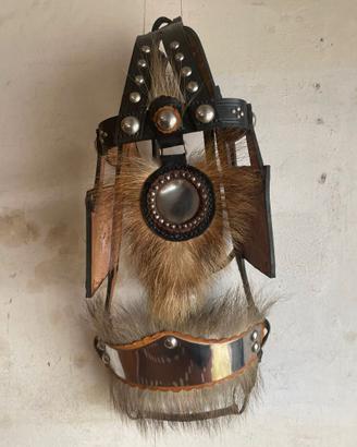 Capezza-testiera-briglia per cavallo da parata