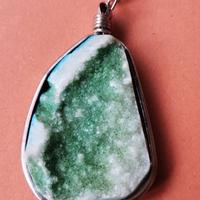 Collana con drusa Agata