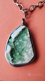 Collana con drusa Agata