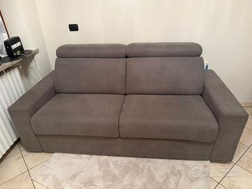 divano letto in tessuto 