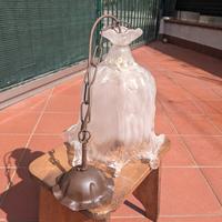 Lampadario cristallo opaco Sylcom