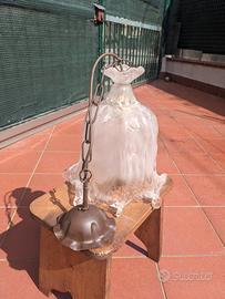 Lampadario cristallo opaco Sylcom