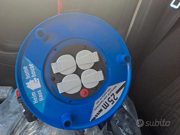 avvolgicavo professionale 25 mt nuovo