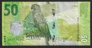 Seychelles - banconota circolata da 50 Rupie P-49a