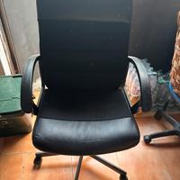 Sedie ufficio renberget black swivel