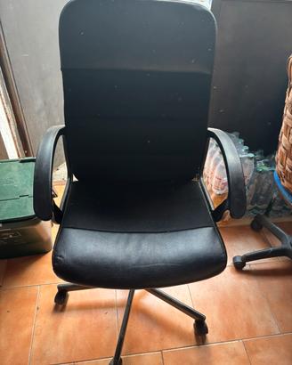 Sedie ufficio renberget black swivel