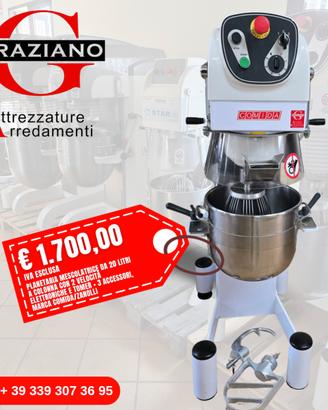 PLANETARIA 20 litri COMIDA a colonna 2 VELOCITÀ