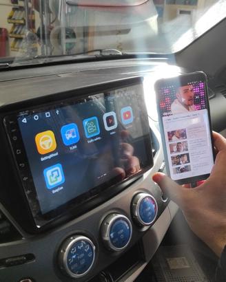 Autoradio navigatore l200 mitsubishi dvd wifi h3g