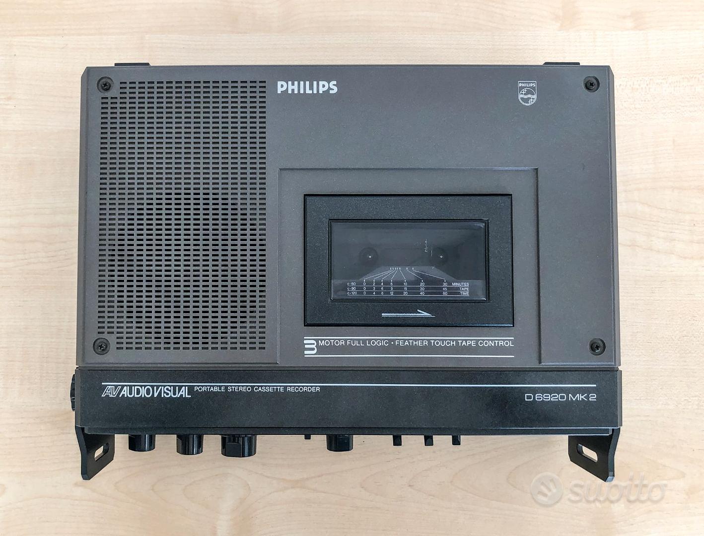 PHILIPS D 6920 MK2 PORTABLE STEREO RECORDER - Audio/Video In