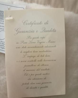 Coperta matrimoniale in pura lana merinos Imco.