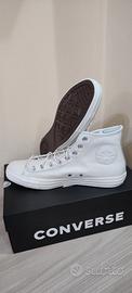 Scarpe Converse All Star pelle colore bianco 43