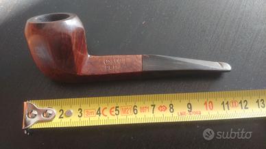 Pipa bulldog OXFORD de luxe, bocchino in corno