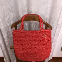 Borsa uncinetto fatta a mano Corallo