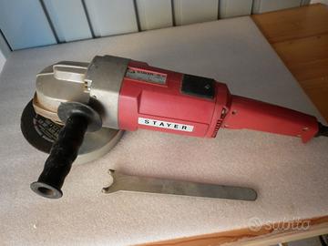 Smerigliatrice Stayer. Disco 180 mm. 1600 W