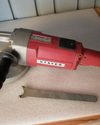 Smerigliatrice Stayer. Disco 180 mm. 1600 W