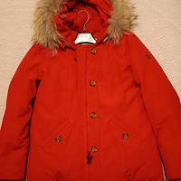 Parka bambina 10 anni colore rosso