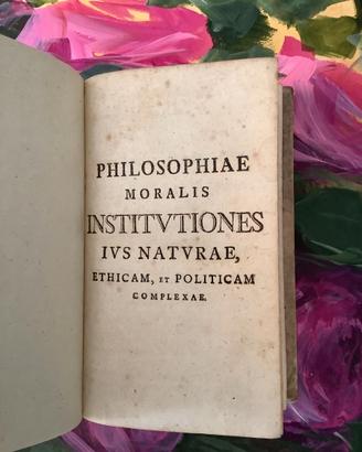 Libro Filosofia morale Diritto naturale Baumeister