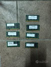 Memorie notebook ddr1, ddr2, ddr266, ddr333