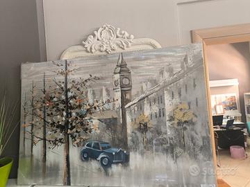 Dipinto su tela London City Mauro Ferretti 