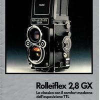 ROLLEIFLEX 2,8 GX Opuscolo originale