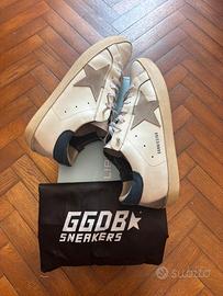 Scarpe Golden Goose Super-Star Pelle Bianca 44