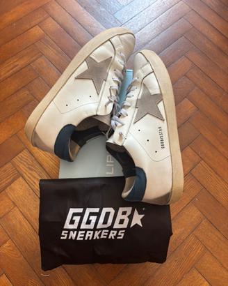 Scarpe Golden Goose Super-Star Pelle Bianca 44