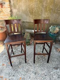 Sgabelli in legno
