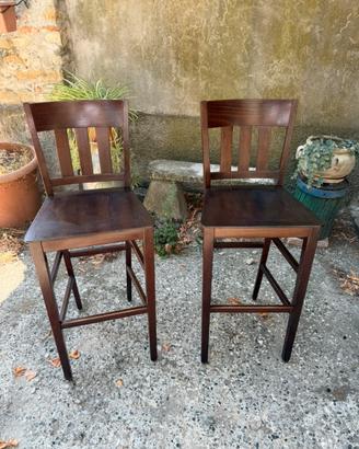Sgabelli in legno