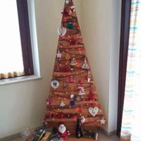 albero di natale in legno 