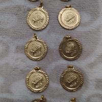 10 medaglie vintage calciobalilla