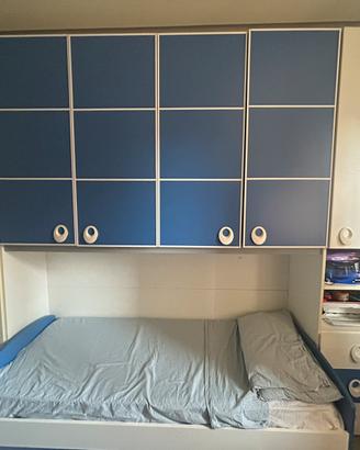 Cameretta ponte + materasso nuovo