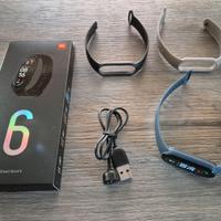 Xiaomi smart band 6 gps + bracciali