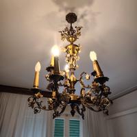 lampadario Capodimonte anni 60