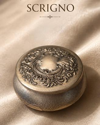 Antico porta cipria con specchio 1900 liberty