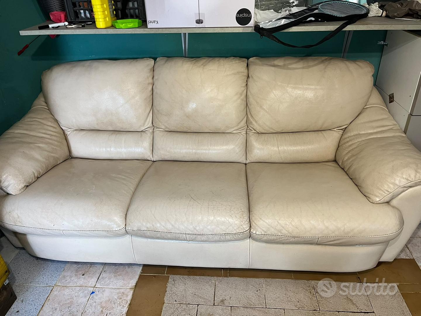 Dicano in pelle bianco - Arredamento e Casalinghi In vendita a Bergamo