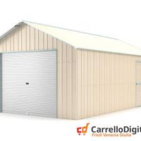 Baracca cantiere box 438x724 con saracinesca beige