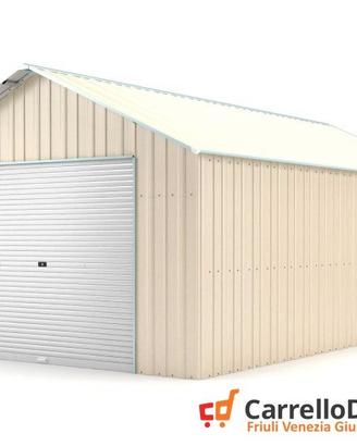 Baracca cantiere box 438x724 con saracinesca beige