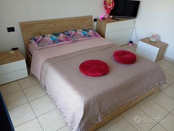 Letto + materasso+ cassettiera