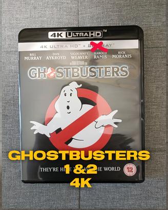 Ghostbusters 1 & 2 4k uhd 