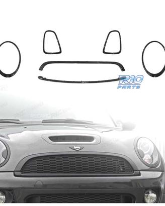 TELAI FARI GRIGLIA PER MINI R56 R57 R58 06-13 LOOK