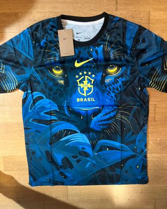 Maglia Nike x Brasile Special Edition Giaguaro Blu