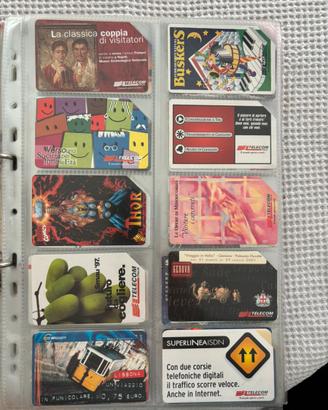 COLLEZIONE SCHEDE TELEFONICHE (CIRCA 200)