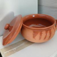 Ciotole terracotta con coperchio 