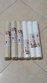 lotto 6 rotoli runner pizzo decorazione natalizia 