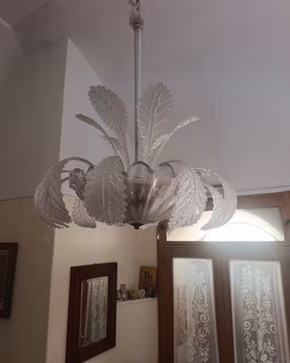 lampadario di murano vintage