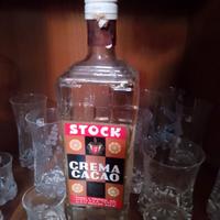 bottiglia vintage stock cacao