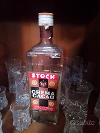 bottiglia vintage stock cacao