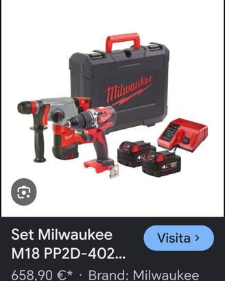 Set avvitatore +tassellatore 
