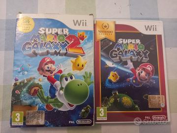 lotto 2 giochi nintendo wii Super Mario Galaxy 1&2